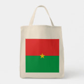 Burkina Faso vlag Tote Bag (Achterkant)