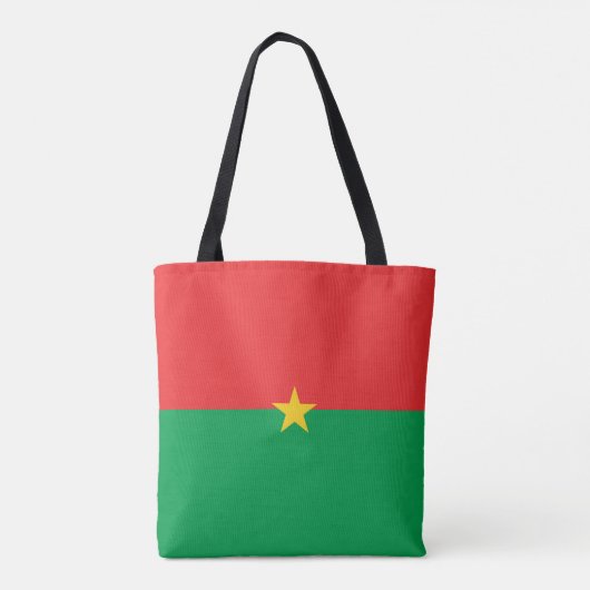 Burkina Faso vlag Tote Bag (Achterkant)