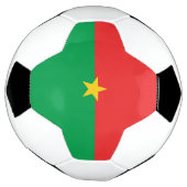 Burkina Faso vlag Voetbal (Gedraaid)