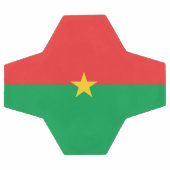 Burkina Faso vlag Voetbal (Enkel)