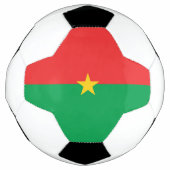 Burkina Faso vlag Voetbal (Voorkant)