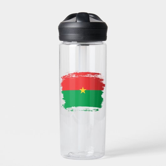 Burkina Faso vlag Waterfles (Voorkant)