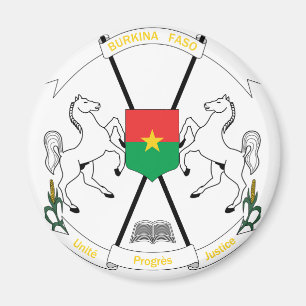 Burkina Faso - wapenschild Magneet
