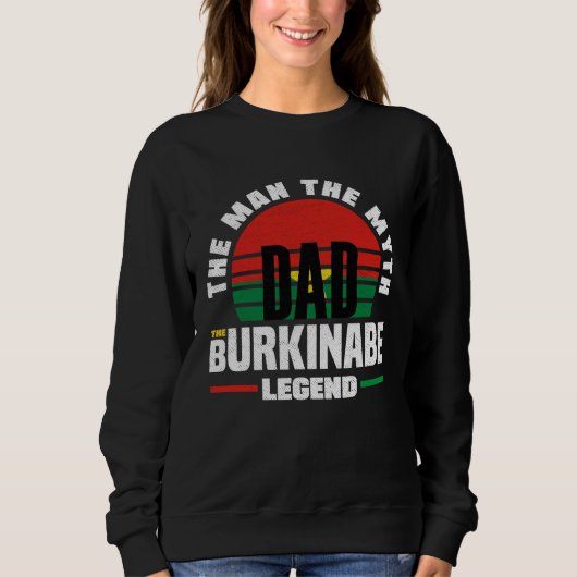 Burkinabe Burkina Faso Burkinabe Flag Fathers Day Trui (Voorkant)