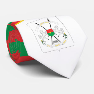 Burkinabé Vlag & Wapen, Burkina Faso Stropdas