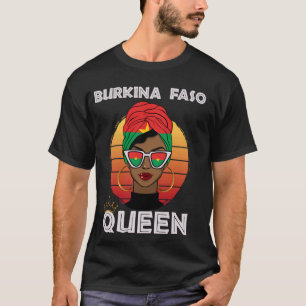 Burkinese Koningin Afrikaanse Koningin Burkina Fas T-shirt