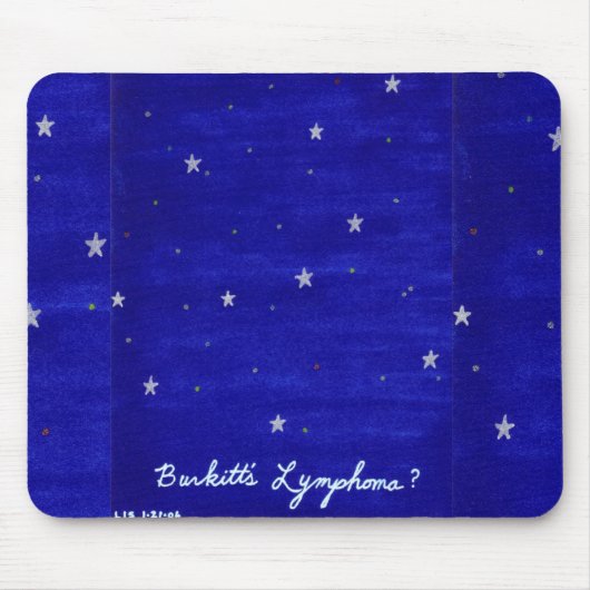 Burkitt's Lymphoma mousepad Muismat (Voorkant)