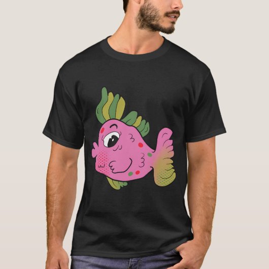 Burl de tropische vis t-shirt (Voorkant)