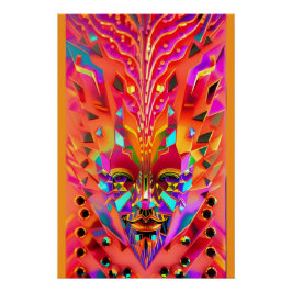 Burl Ives ontvoerd door Master Control Program Perfect Poster