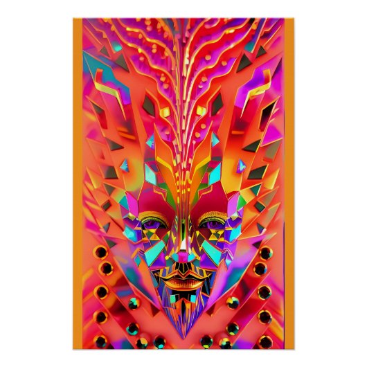 Burl Ives ontvoerd door Master Control Program Perfect Poster (Voorkant)