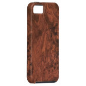 Burl Mahogany Wood Texture Case-Mate iPhone Case (Back/Rechts)