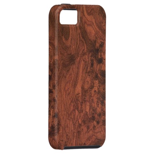 Burl Mahogany Wood Texture Case-Mate iPhone Case (Back/Rechts)