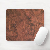 Burl Mahogany Wood Texture Muismat (Met muis)
