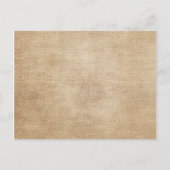 Burlap-achtergrond Briefkaart (Voorkant)
