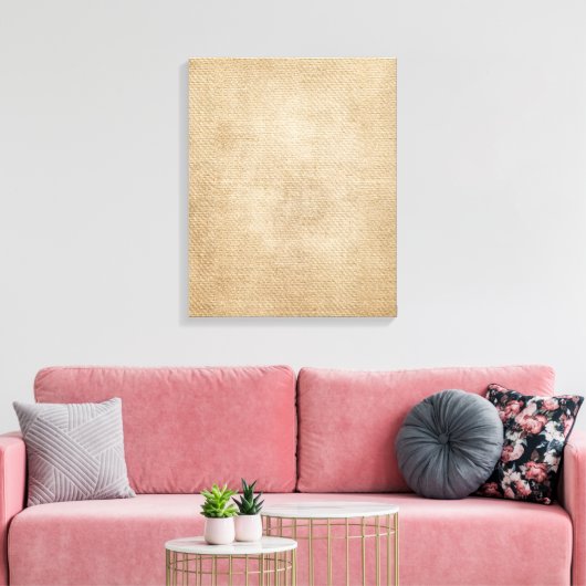 Burlap-achtergrond Canvas Afdruk (Insitu (Woonkamer))