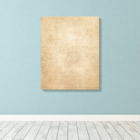 Burlap-achtergrond Canvas Afdruk (Insitu (Houten vloer))