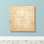 Burlap-achtergrond Canvas Afdruk (Insitu (Houten vloer))
