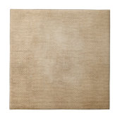 Burlap-achtergrond Tegeltje (Voorkant)