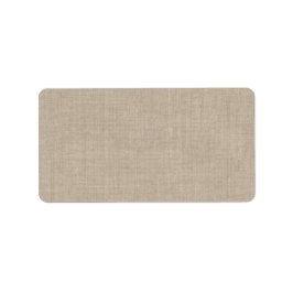 Burlap-adreslabel Etiket