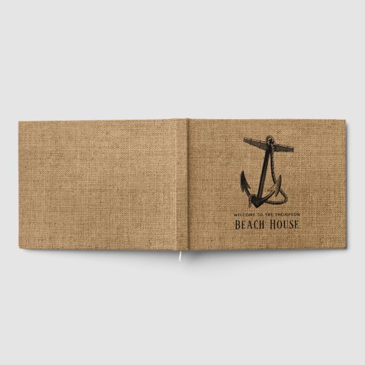 Burlap Anchor Beach House Gastenboek (Volledig)