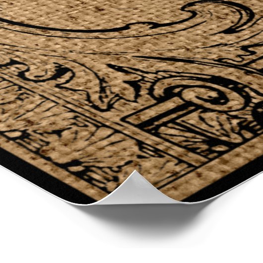  Burlap Beach House Poster (Hoek)