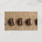 Burlap Bean Coffee Shop Rewards Loyalty Punch Card Visitekaartje (Achterkant)