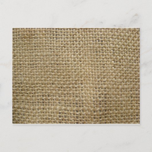 Burlap Briefkaart (Voorkant)