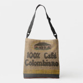 BURLAP COFFEE BAG (FAUX) TAS PURSE CROSS LICHAAM (Achterkant)