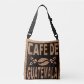 BURLAP COFFEE BAG PURSE TAS FAUX, GUATEMALA (Voorkant)