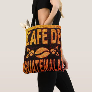 "BURLAP" COFFEE BAG PURSE TAS GUATEMALAN