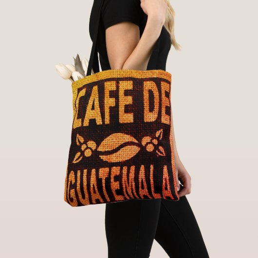 "BURLAP" COFFEE BAG PURSE TAS GUATEMALAN (Dichtbij)