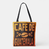 BURLAP COFFEE BAG PURSE TAS GUATEMALAN (Achterkant)