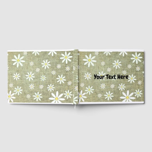 Burlap Daisy Gastenboek (Volledig)