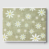 Burlap Daisy Gastenboek (Achterkant)