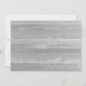 Burlap daisy rustic vrijgezellenfeest daisy2 kaart (Achterkant)