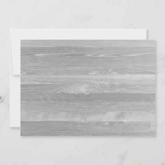 Burlap daisy rustic vrijgezellenfeest daisy2 kaart (Achterkant)