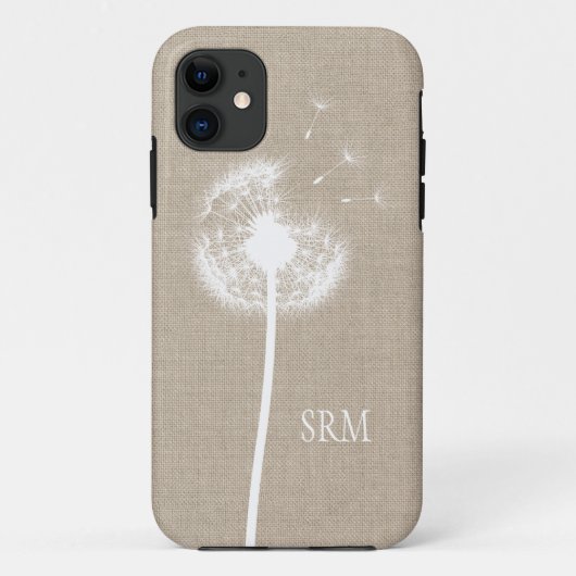 Burlap & Dandelion iPhone 5 Hoesje-Mate Case-Mate iPhone Case (Achterkant)