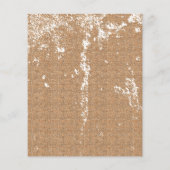 Burlap Distsed Personalized Rock Show Grunge 3 Flyer (Achterkant)