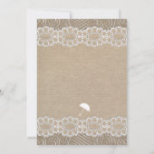 Burlap en  Afstuderen Kaart (Achterkant)