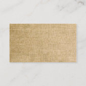 Burlap en Berk Posh trouwplaats kaarten Plaatskaartje (Achterkant)