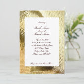 Burlap en Daisy Country Bridal Shower Invitation Kaart (Staand voorkant)