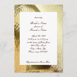 Burlap en Daisy Country Bridal Shower Invitation Kaart