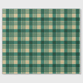 Burlap en Green Pset met Kerstmis Cadeaupapier (Vlak)