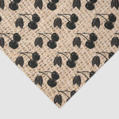 Burlap en kersen tissuepapier (Detail)