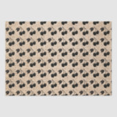 Burlap en kersen tissuepapier (Voorkant)