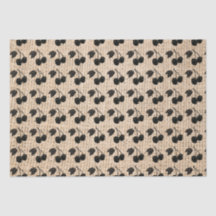 Burlap en kersen