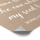 Burlap en Lace die ik heb gevonden. Poster (Hoek)