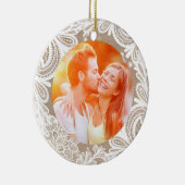  Burlap en Lace Ornament (Rechts)