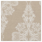Burlap en Lace Romantic Shabby Chic Fabric 1 Stof (Close Up)