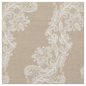 Burlap en Lace Romantic Shabby Chic Fabric 2 Stof (Close Up)